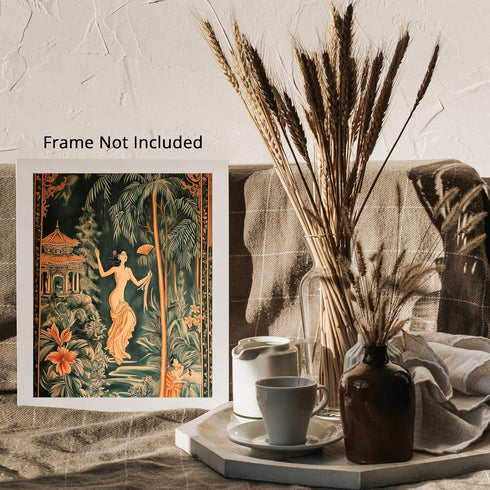 Posterizer 1 pcs-whimsical magical delicate enchanting forest scene 4-Collectibles & Fine Art-Retro Art-Decorations for Bedroom, Office, Living Ro...